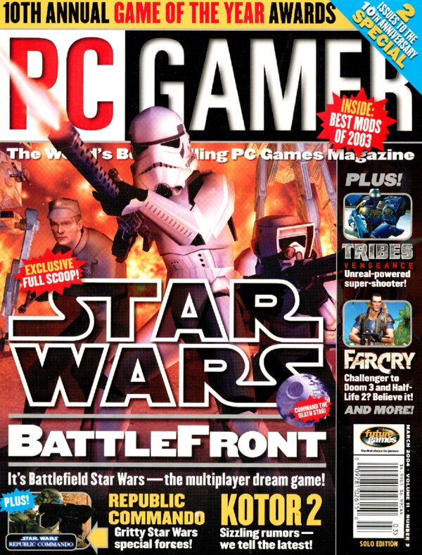 PC Gamer US   Issue 121 (March 2004) cover